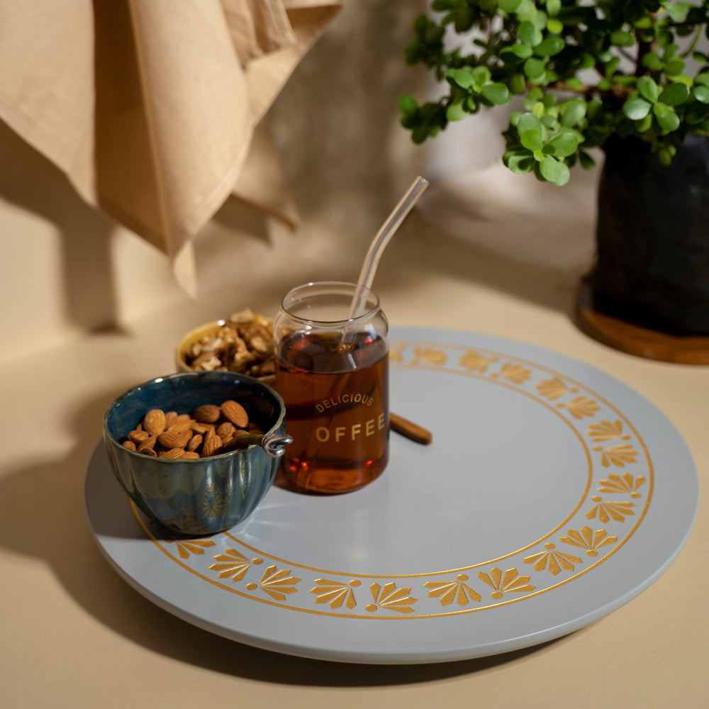 BambaiSe Pebble Grey Lazy Susan