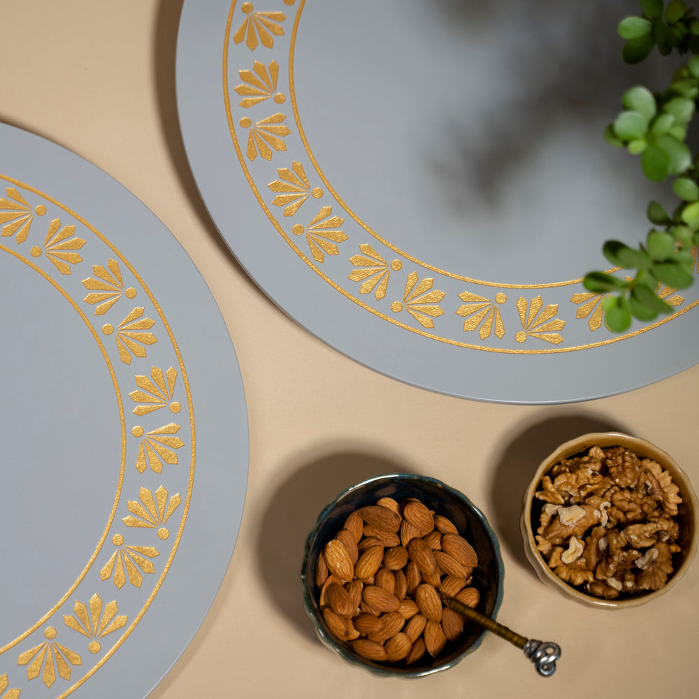 BambaiSe Pebble Grey Lazy Susan