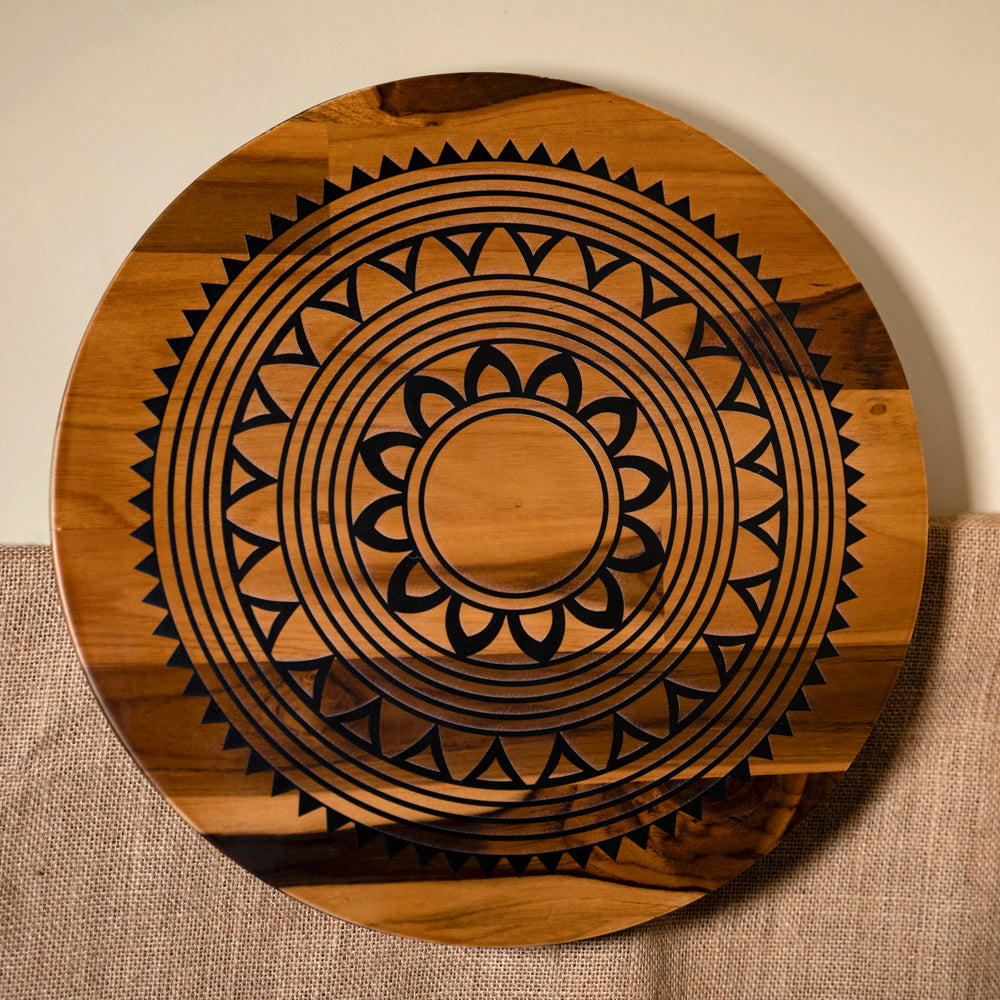 BambaiSe Sunny Mandala Lazy Susan