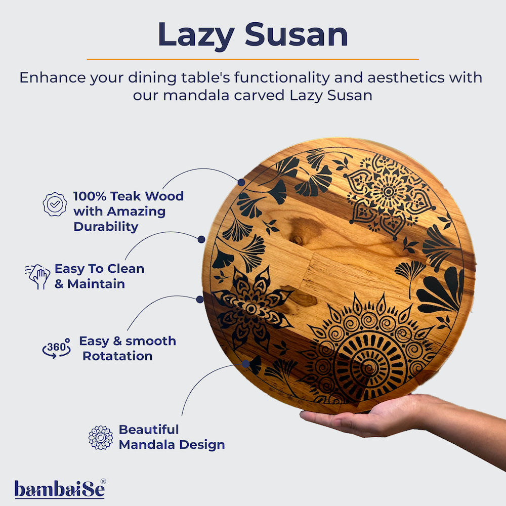 BambaiSe Dream Plantation Lazy Susan