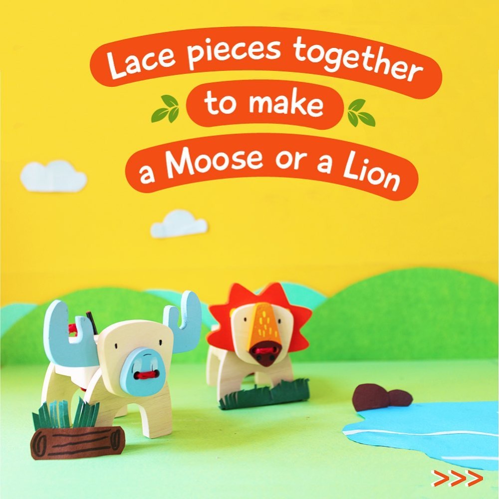Shumee Lace & Make Safari Animals