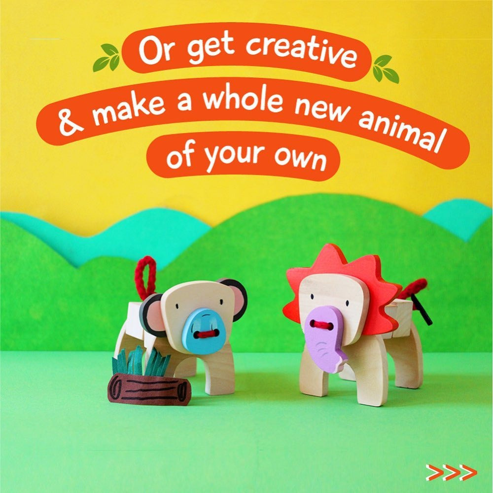 Shumee Lace & Make Safari Animals
