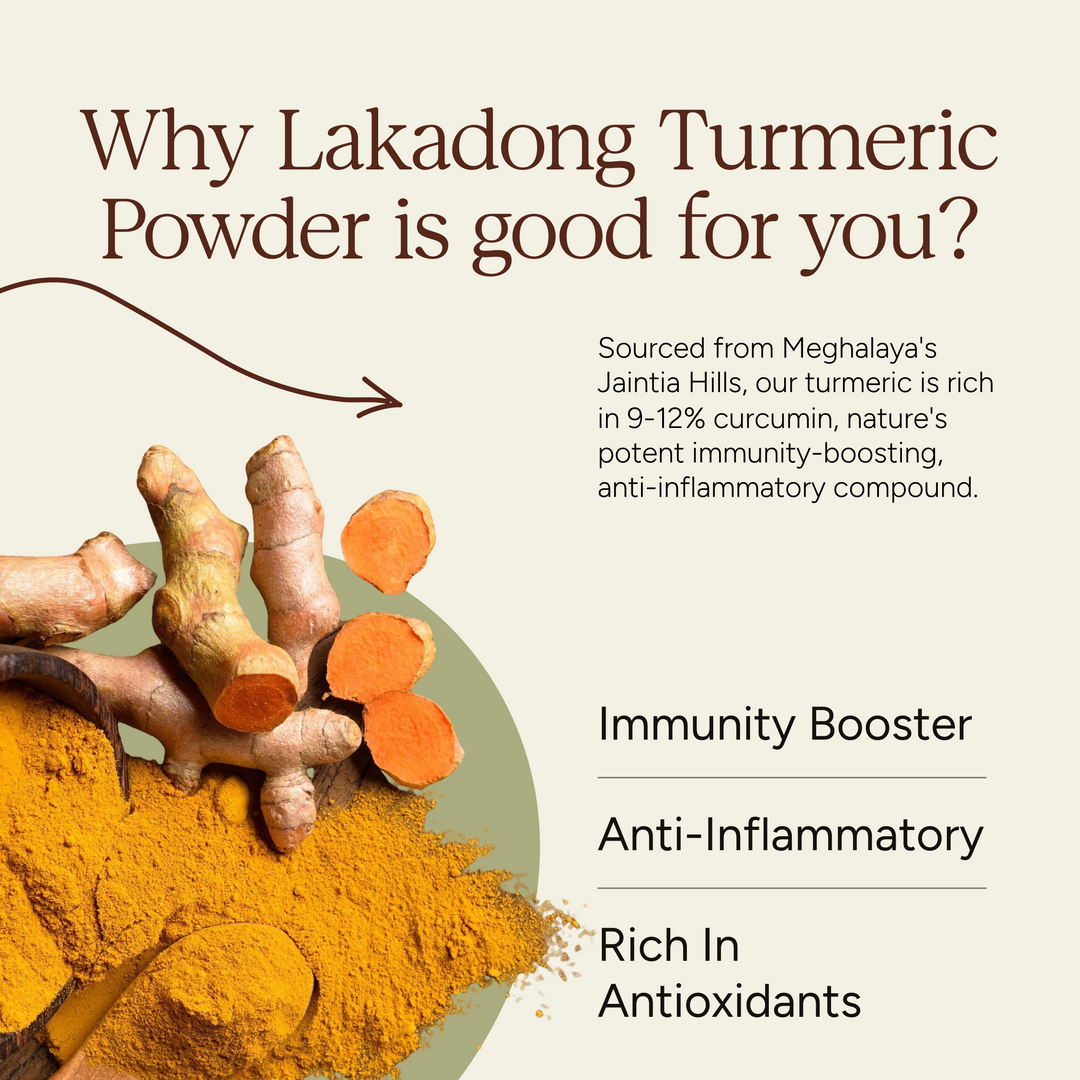 Soil Origin Single Origin Lakadong Turmeric Powder - 150 Gm
