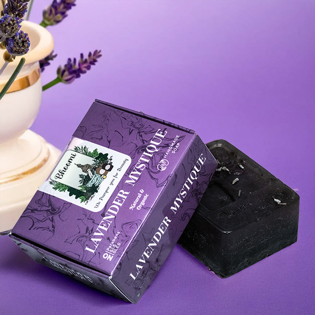Bhoomi Herbal India LAVENDER MYSTIQUE HANDMADE SOAPS