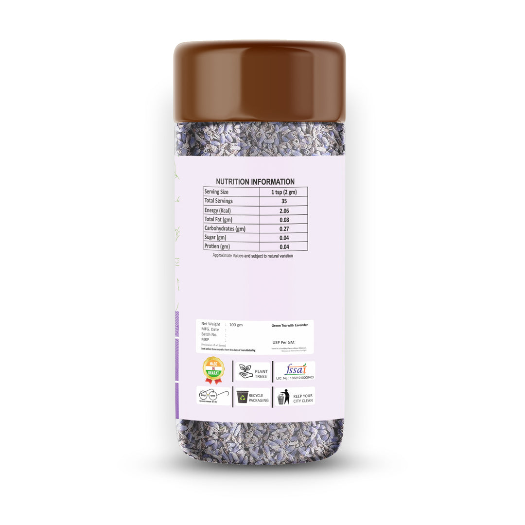 Snaxup Green Tea With Lavender Tea