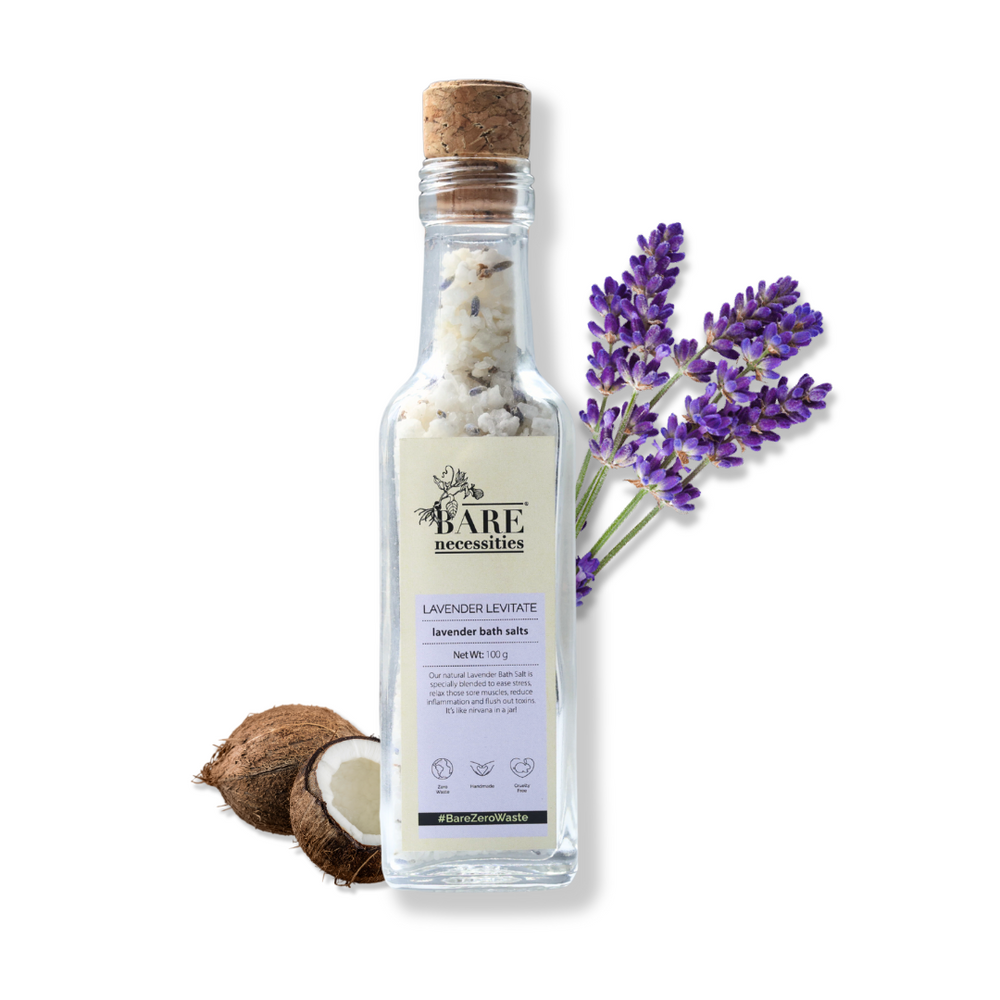 Bare Necessities Lavender Levitate Bath Salts [Natural Self-care]