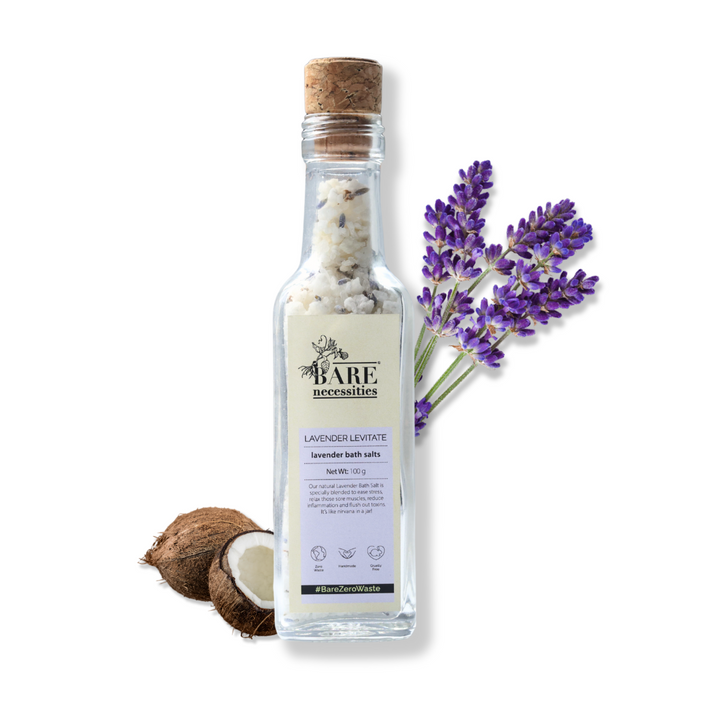 Bare Necessities Lavender Levitate Bath Salts [Natural Self-care]