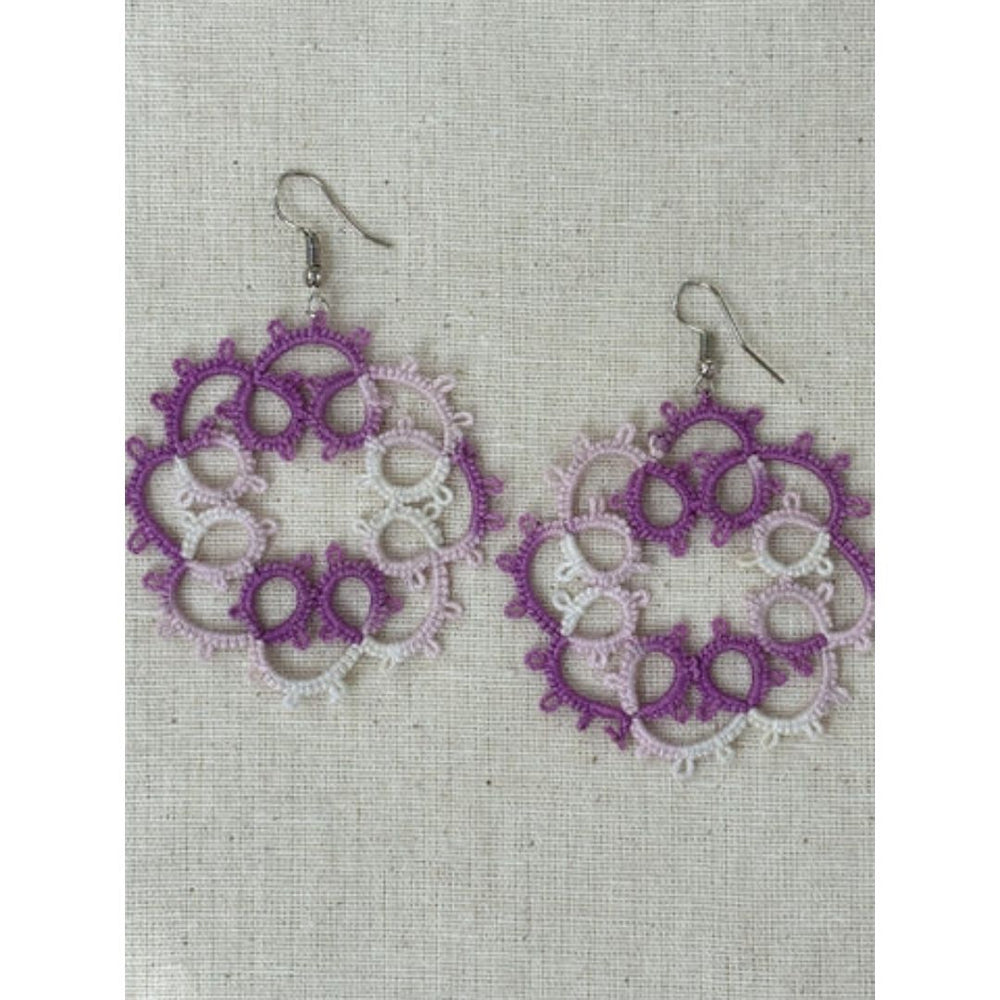 Knots To NodesLavender Whispers Earrings