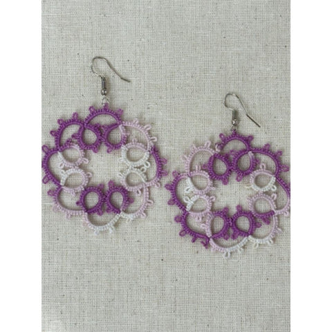 Knots To NodesLavender Whispers Earrings