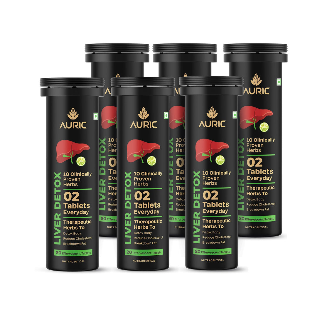 Auric Liver Detox Effervescent with 10 Super Ayurvedic Herbs
