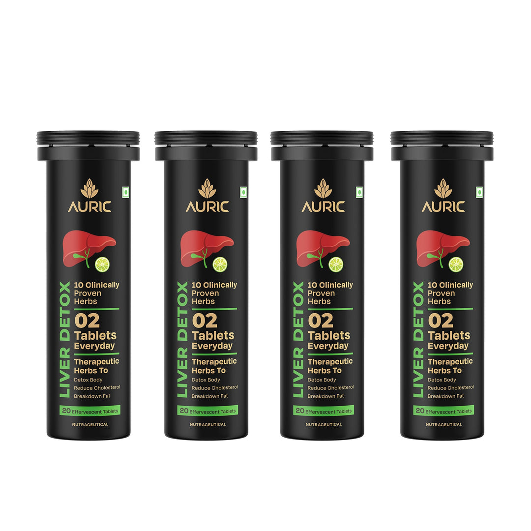 Auric Liver Detox Effervescent with 10 Super Ayurvedic Herbs