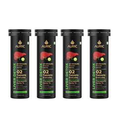 Auric Liver Detox Effervescent with 10 Super Ayurvedic Herbs