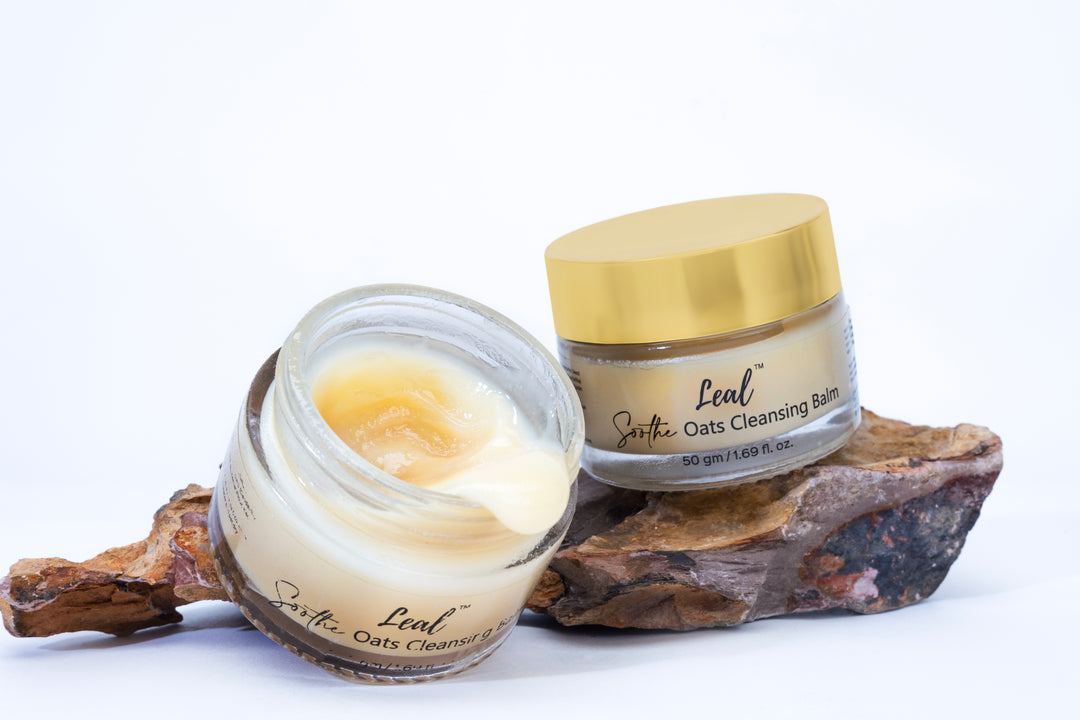 Leal Cosmetics Soothe Oats Cleansing Balm | Face Cleanser + Waterproof Make up Remover