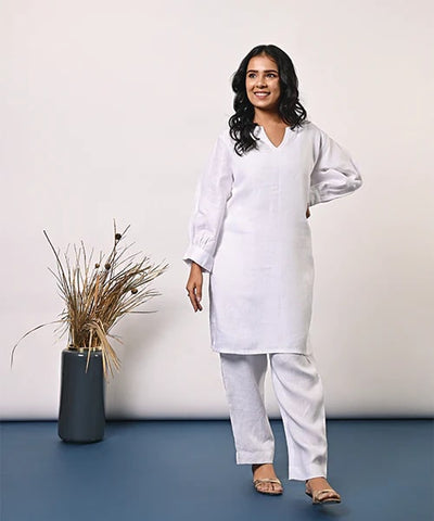 Legacy Kurta Set - White