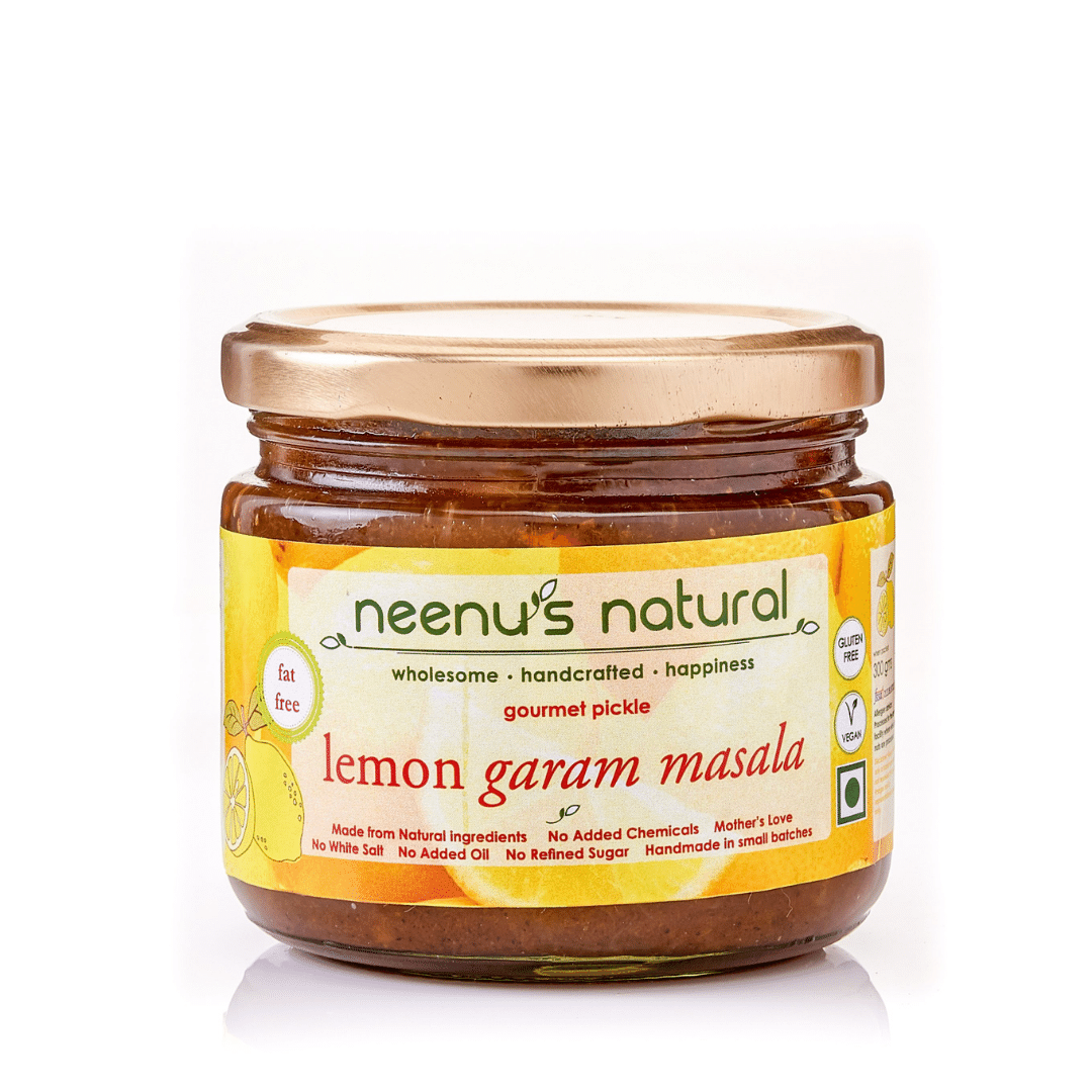 Neenus Natural Lemon Garam Masala Pickle - 200 ml