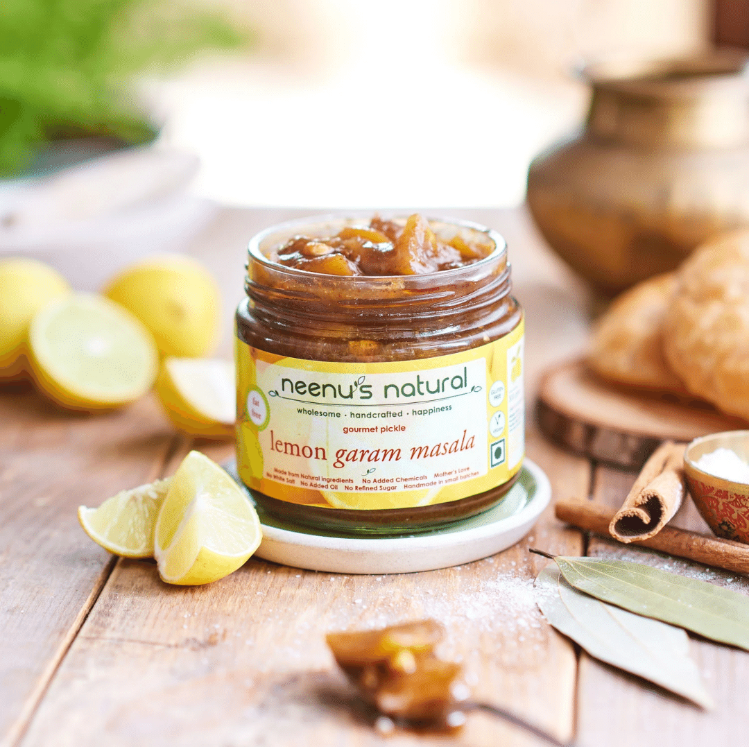 Neenus Natural Lemon Garam Masala Pickle - 200 ml