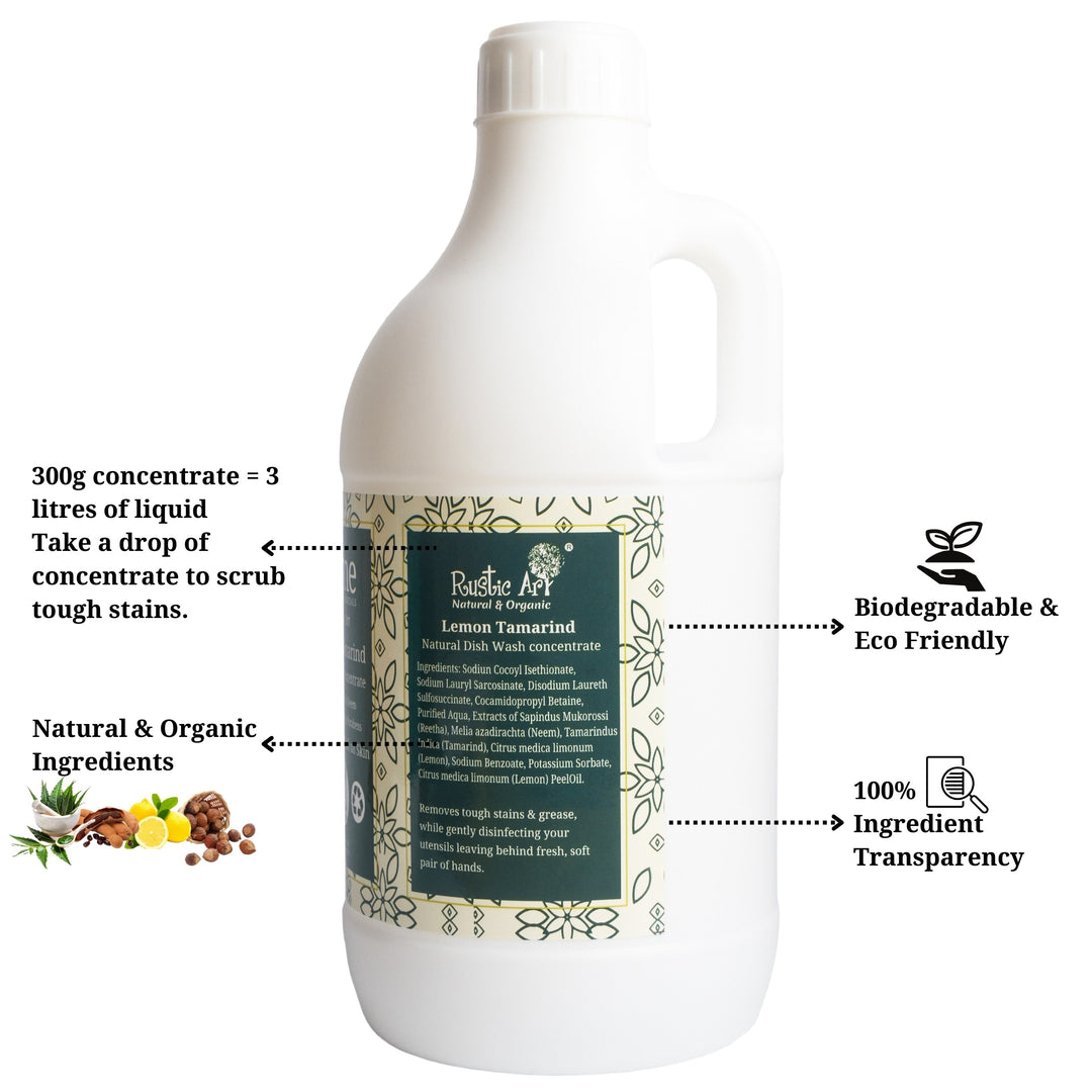 Rustic Art Lemon Tamarind Dish Wash 1100ml