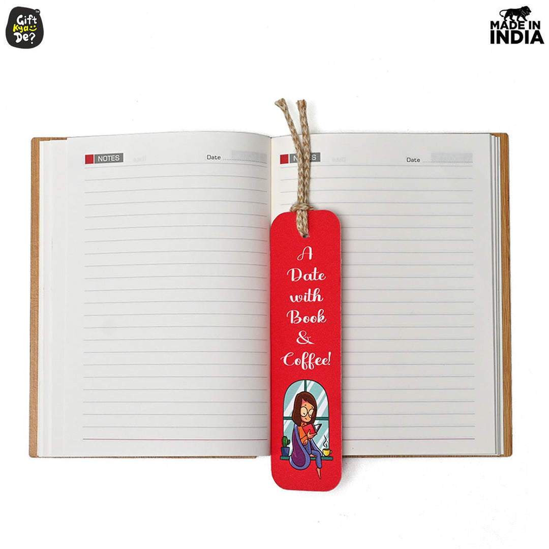 Gift Kya De Diary Notebook with 5 Colorful Bookmarks | Motivational Quotes (190 quality pages)
