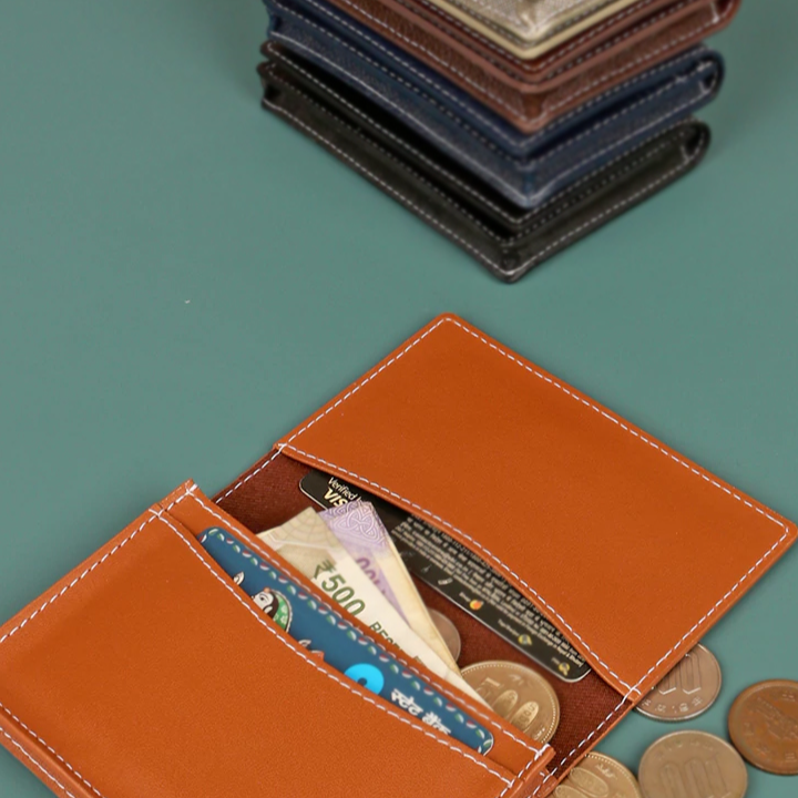 The House Of Ganges Beth Vegan Leather Mini Wallet