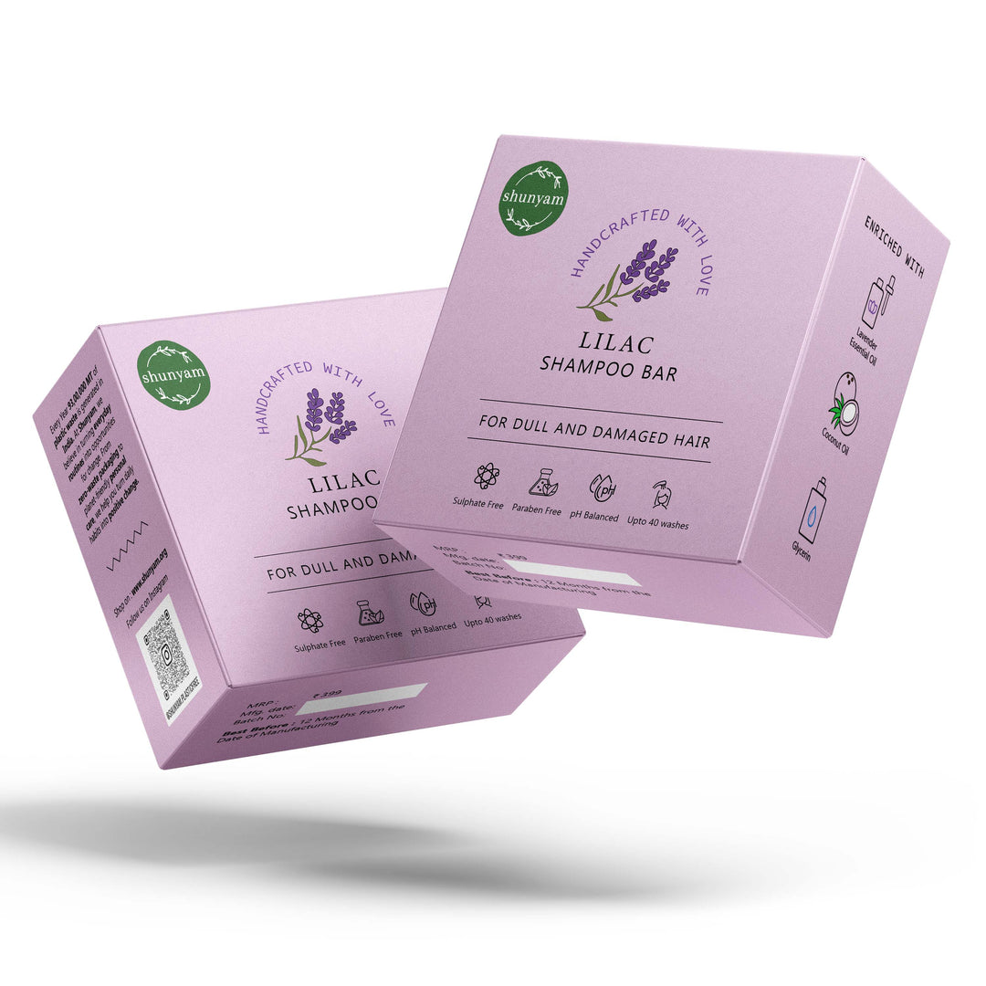 Lilac Shampoo Bar for Dull and Damaged Hair - Suspire