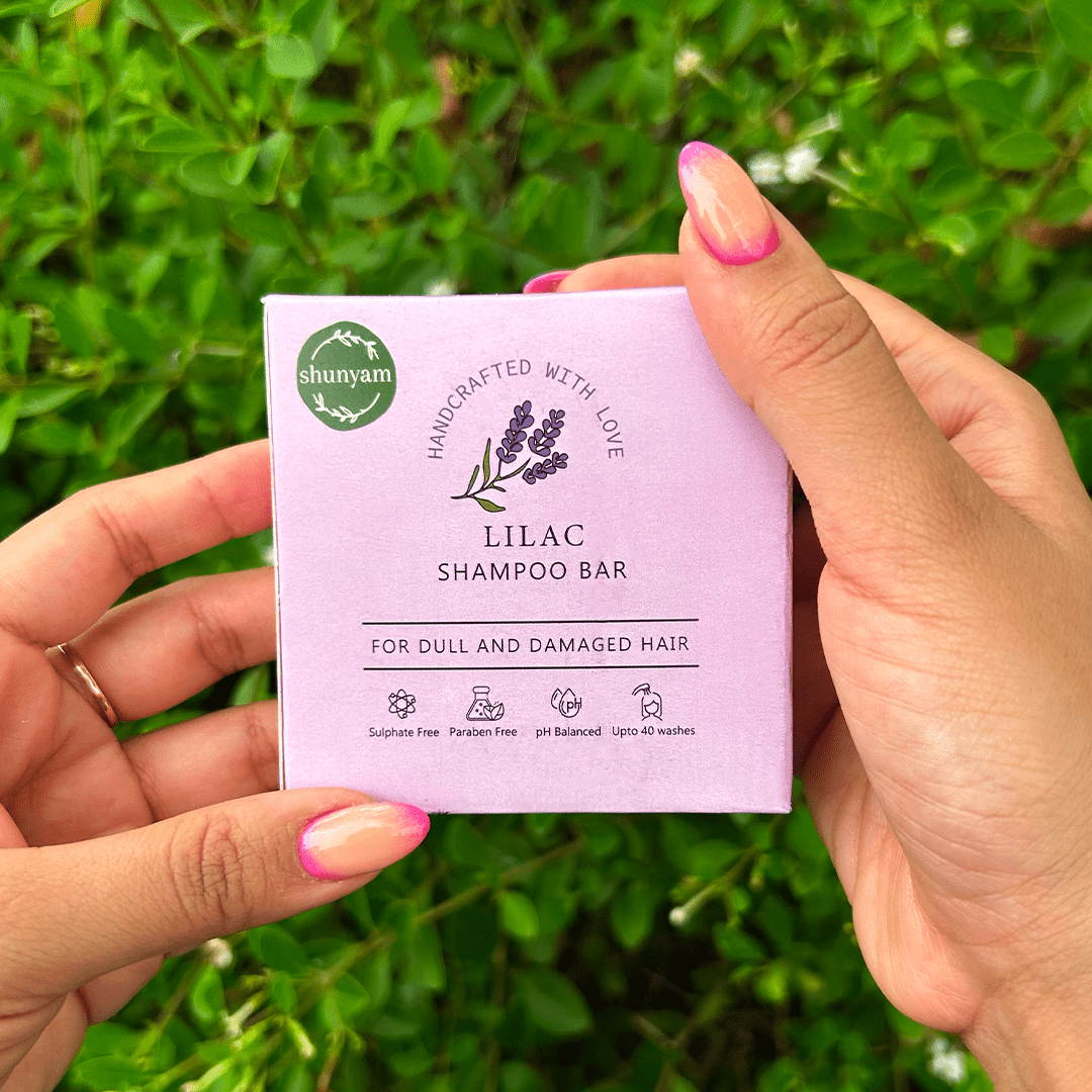 Lilac Shampoo Bar for Dull and Damaged Hair - Suspire