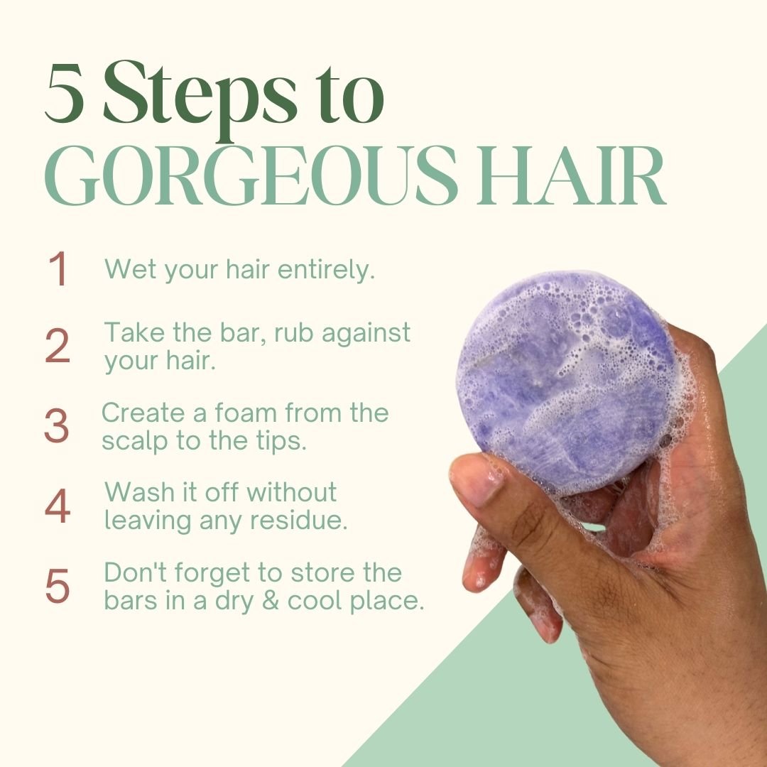 Lilac Shampoo Bar for Dull and Damaged Hair - Suspire