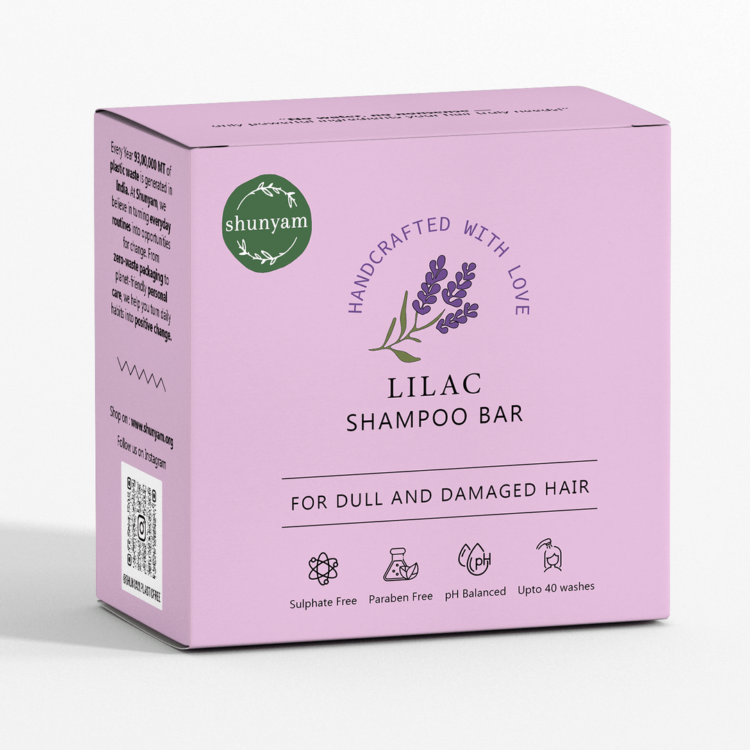 Lilac Shampoo Bar for Dull and Damaged Hair - Suspire
