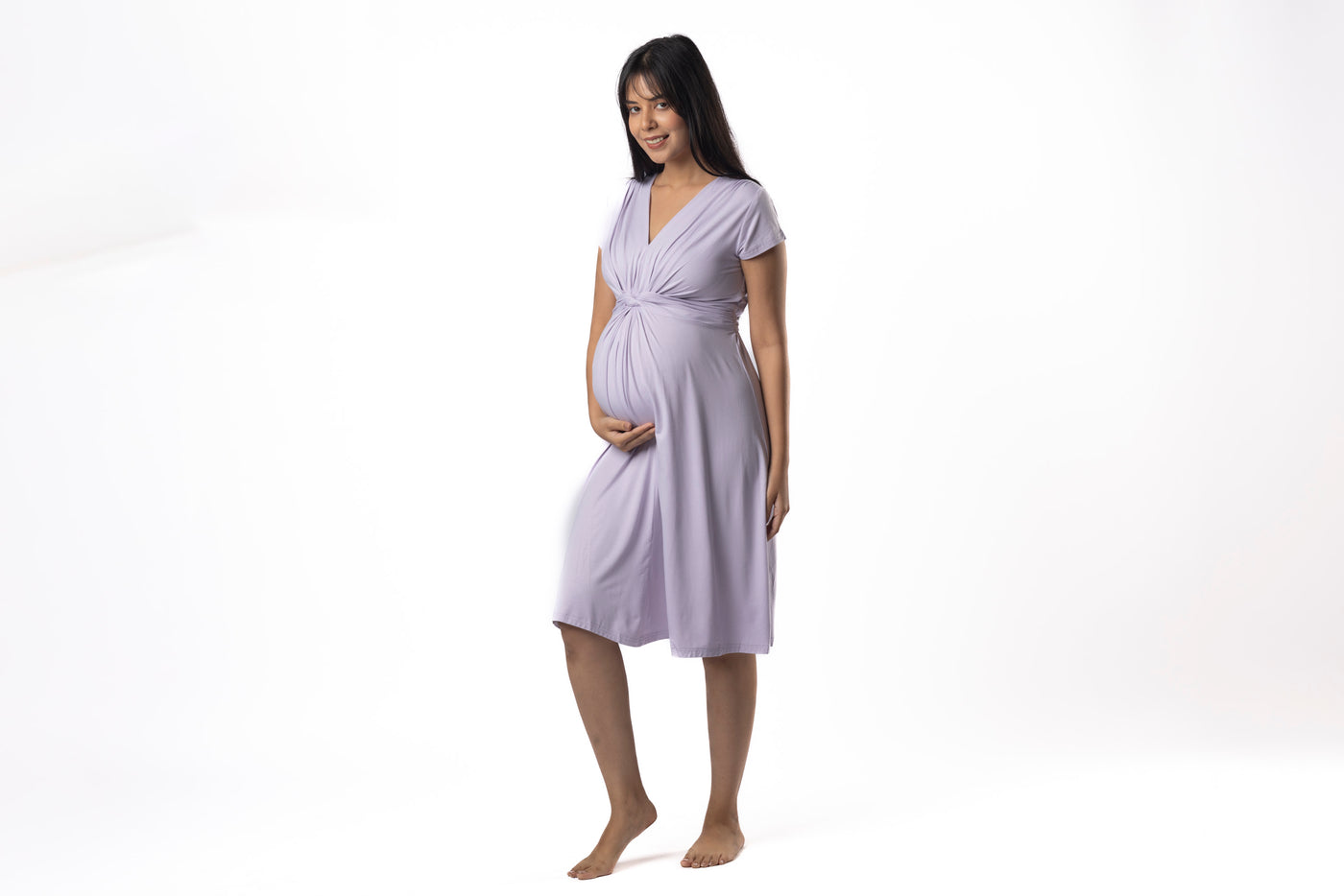 Lilac Maternity Everyday Dress