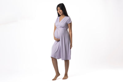 Lilac Maternity Everyday Dress