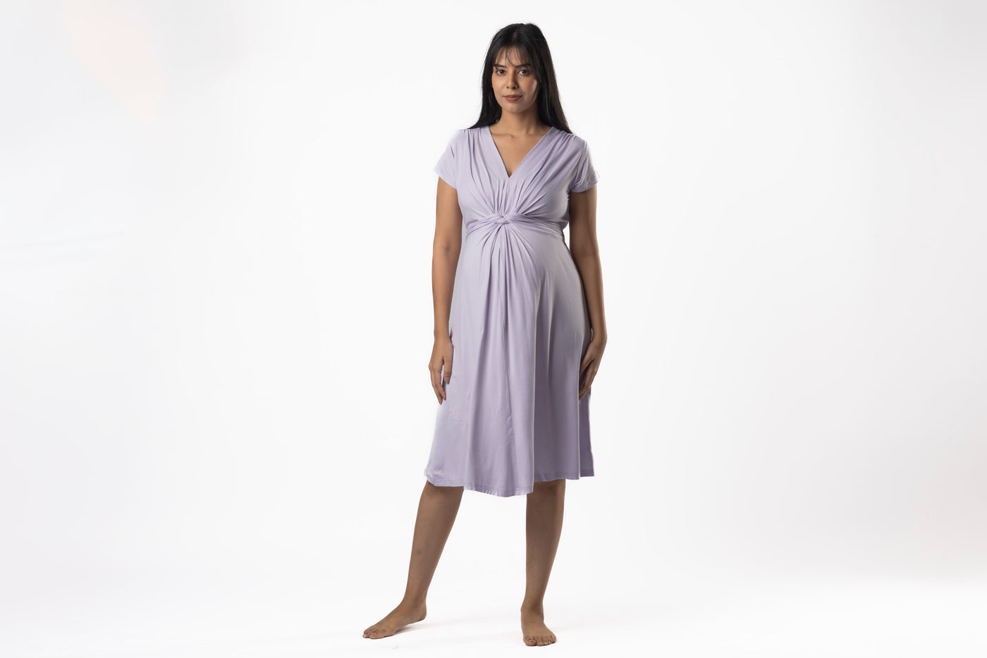 Lilac Maternity Everyday Dress