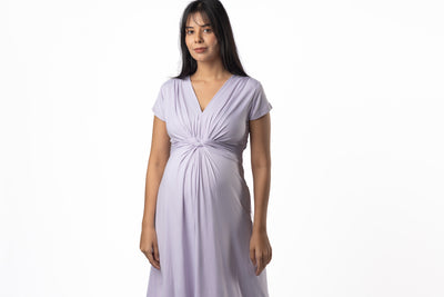 Lilac Maternity Everyday Dress