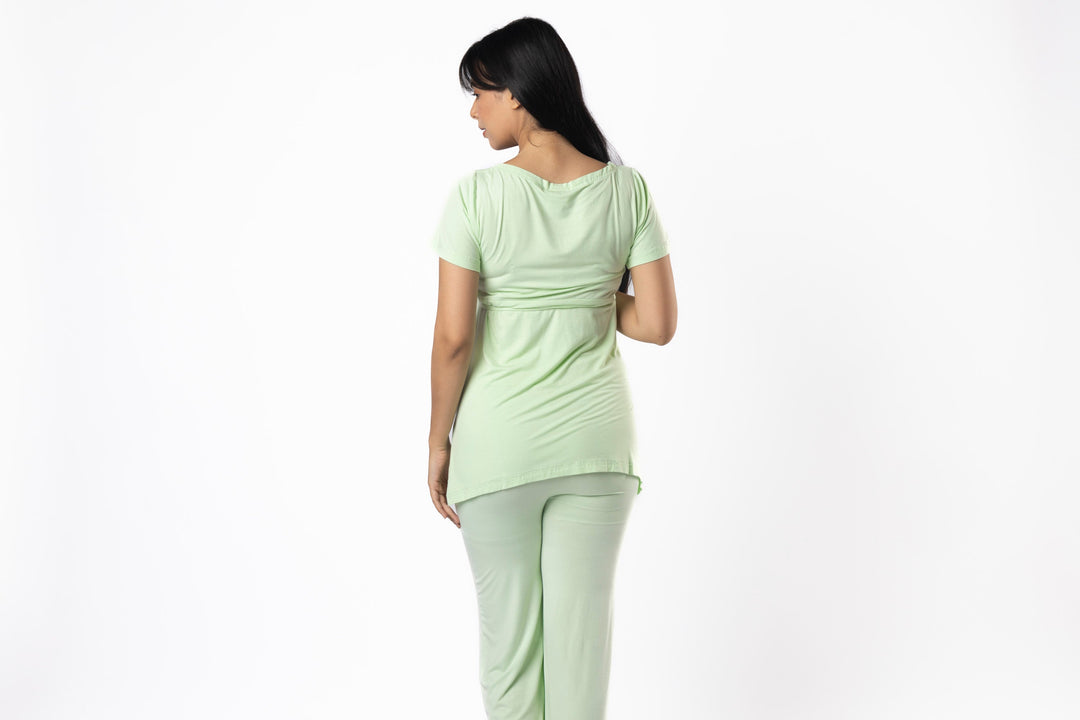 BLOCK HOP Maternity Wrap Co-Ord Set