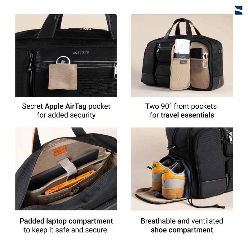 Scarters The Terminal Travel Messenger Bag