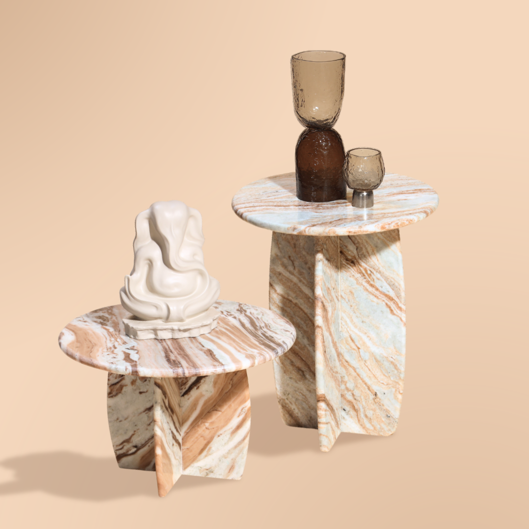 Muun Home Raio Marble Table - Jupiter
