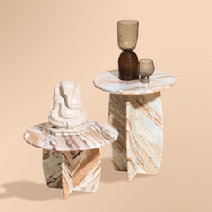 Muun Home Raio Marble Table - Jupiter