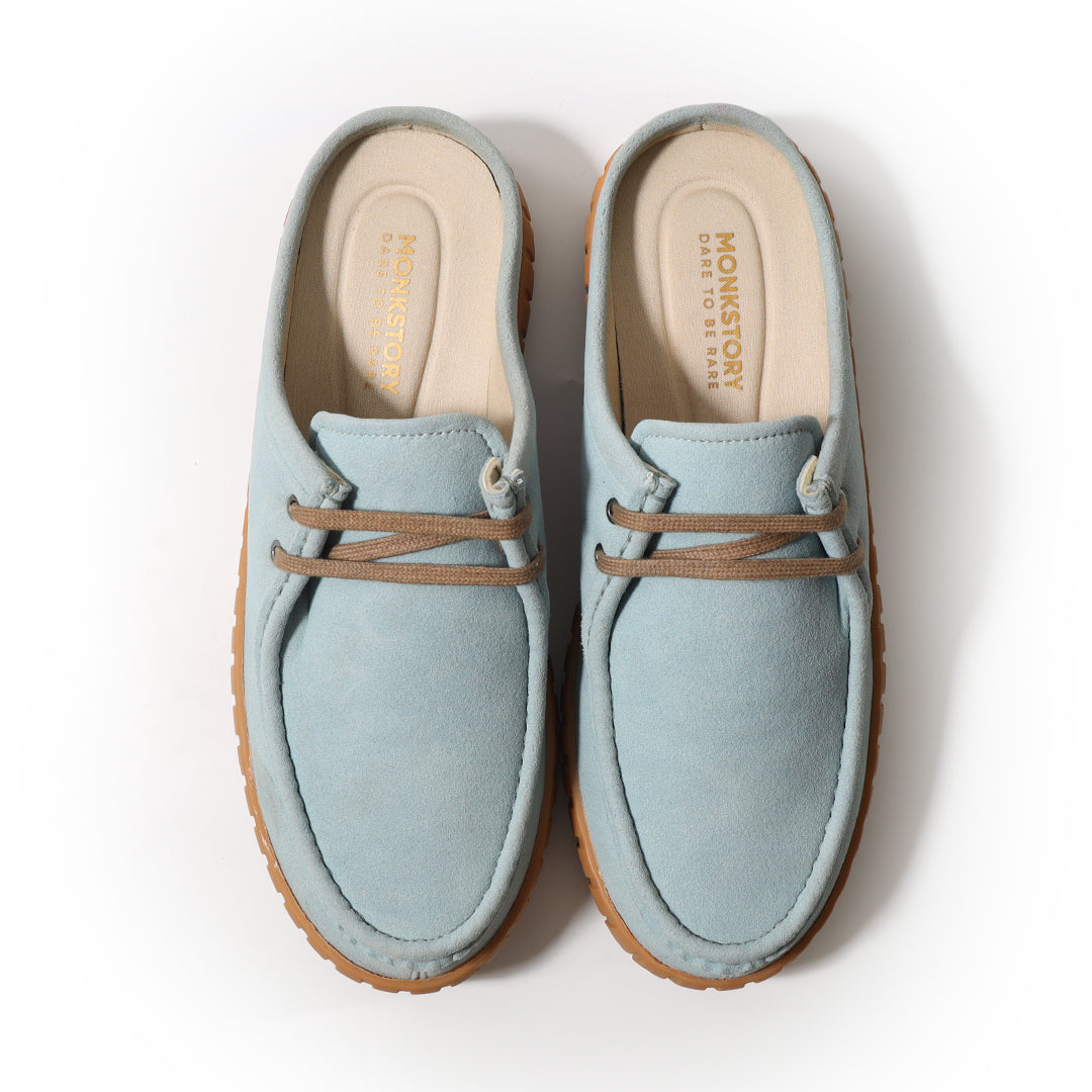 Monkstory Escape Creeper Sneaker Mules – Light Blue