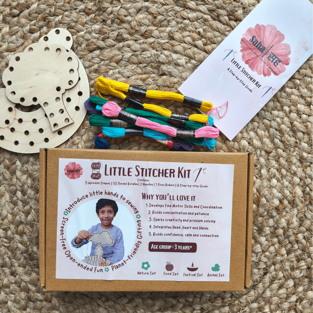 Little Stitcher Kit - Sewing Kit for Preschoolers - Suspire