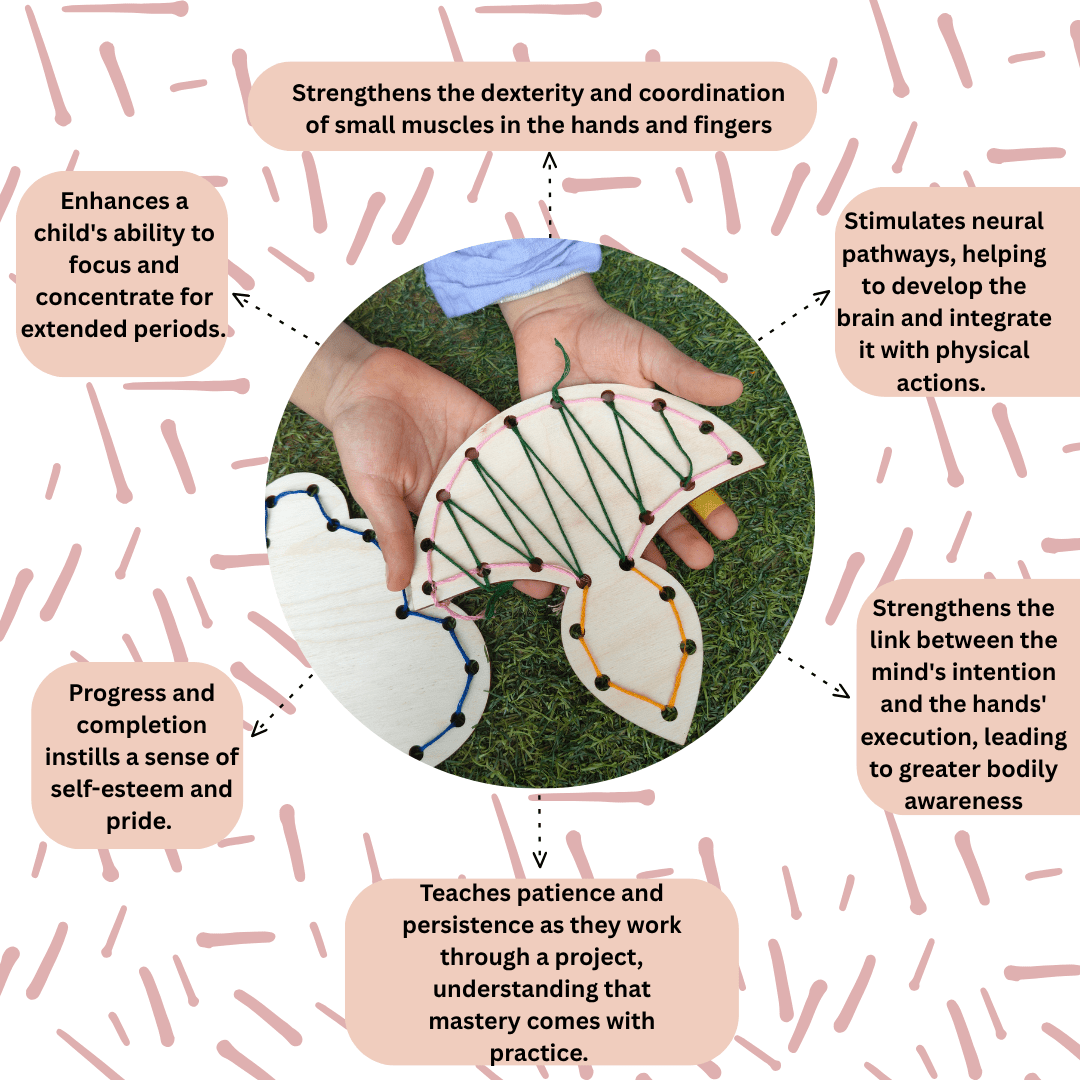 Little Stitcher Kit - Sewing Kit for Preschoolers - Suspire