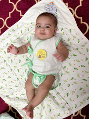 Little Sudhams Organic Cotton Muslin Baby Combo Pack (Pack of 8)