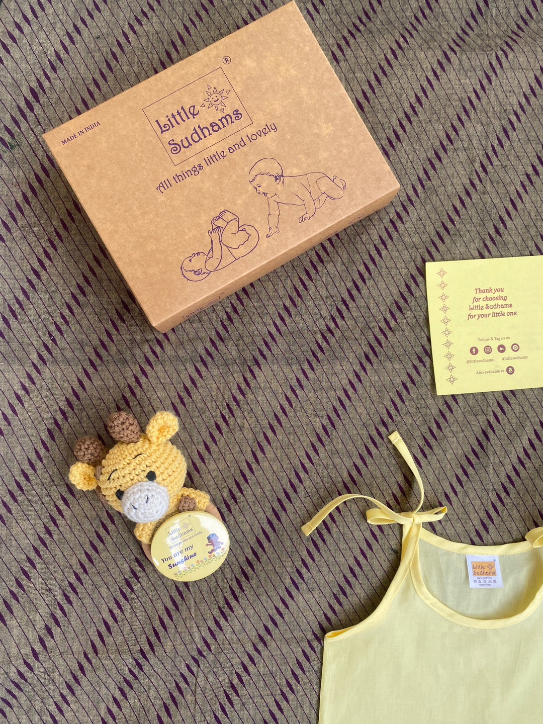 Little Sudhams Organic Cotton Newborn Baby Tank Tops (Pack of 5)