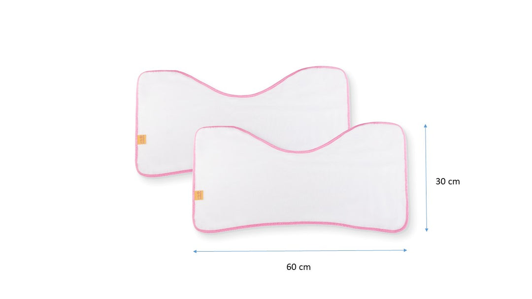 Little Sudhams Organic Cotton Muslin Baby Burp Pad (Pack of 5)