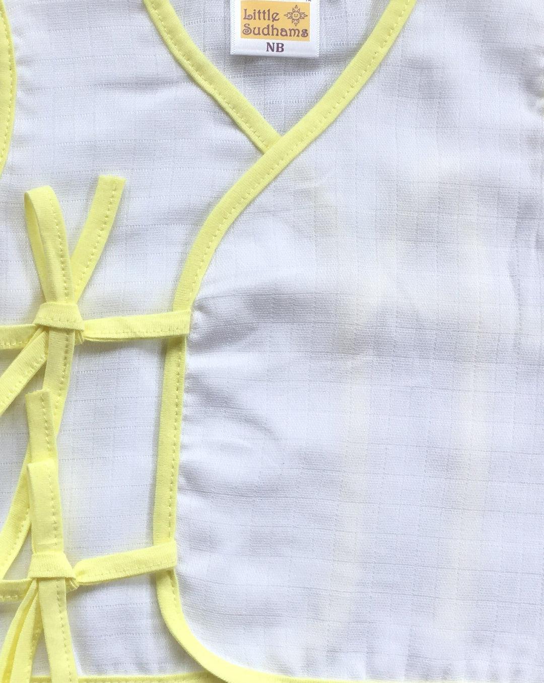 Little Sudhams Organic Cotton Muslin Sleeveless Tops (Pack of 4)