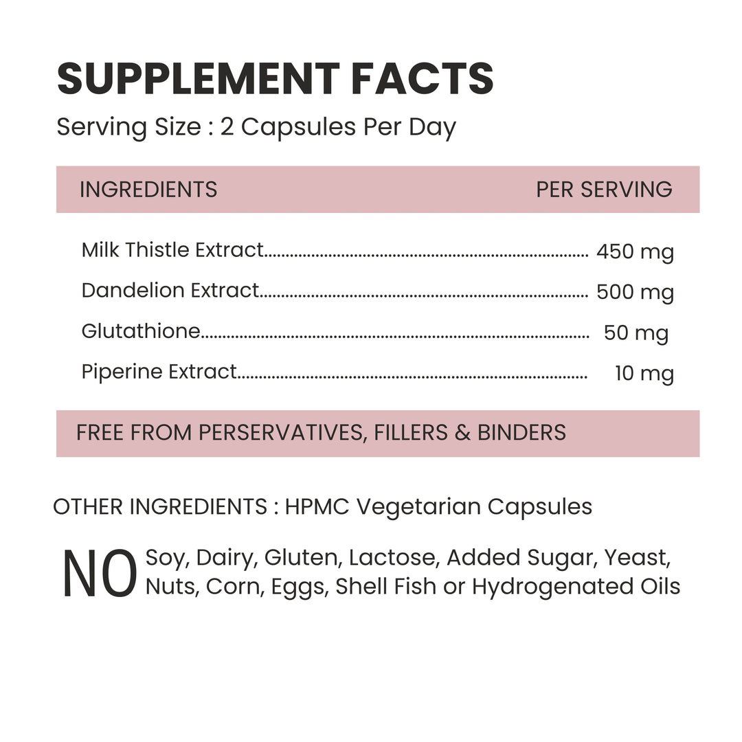 Buy Foresta Organics Liver Detox with Milk Thistle Extract (Silymarin), Dandelion & Glutathione - 60 Capsules Online - Suspire Buy Foresta Organics Liver Detox with Milk Thistle Extract (Silymarin), Dandelion & Glutathione - 60 Capsules Online - Suspire