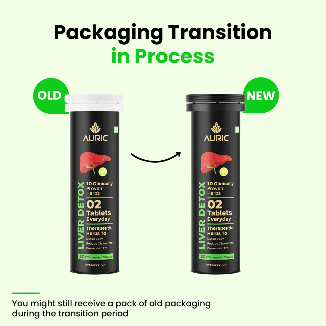 Auric Liver Detox Effervescent with 10 Super Ayurvedic Herbs