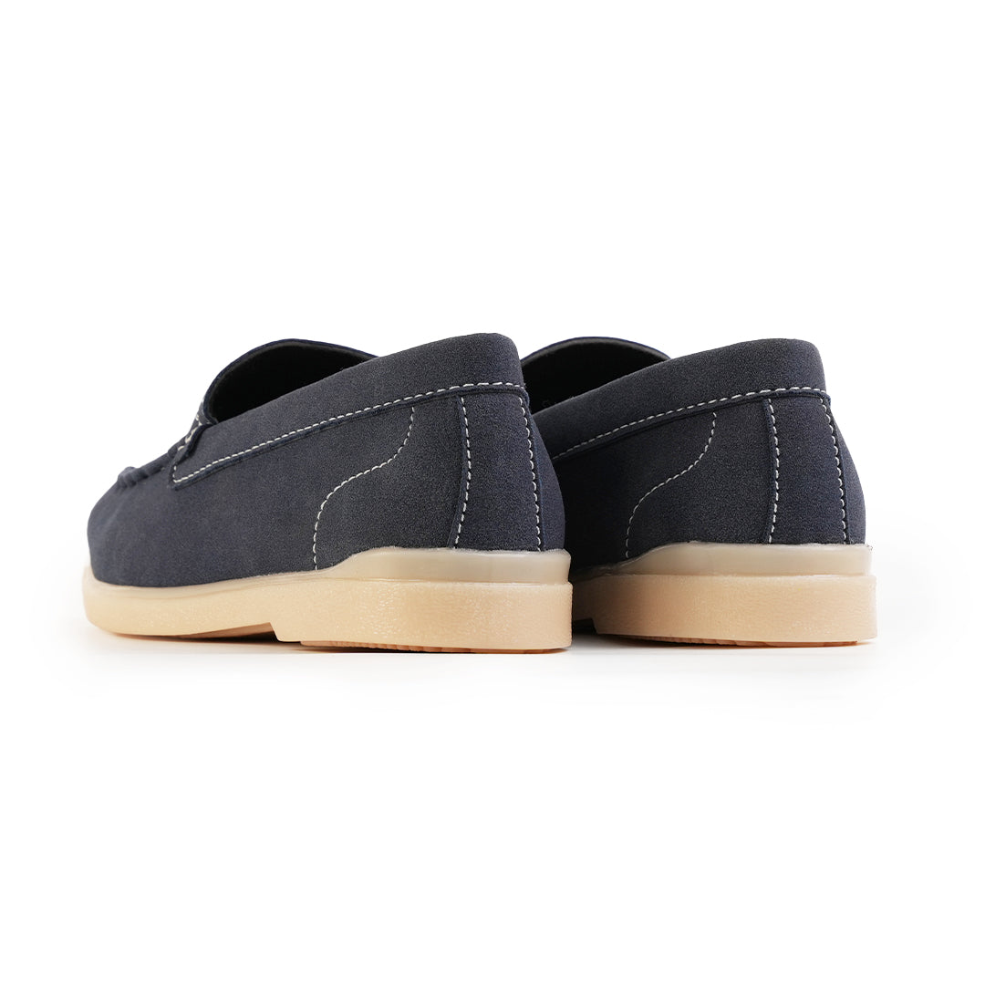Monkstory Yacht Club Penny Stitch Loafers - Nautical Navy