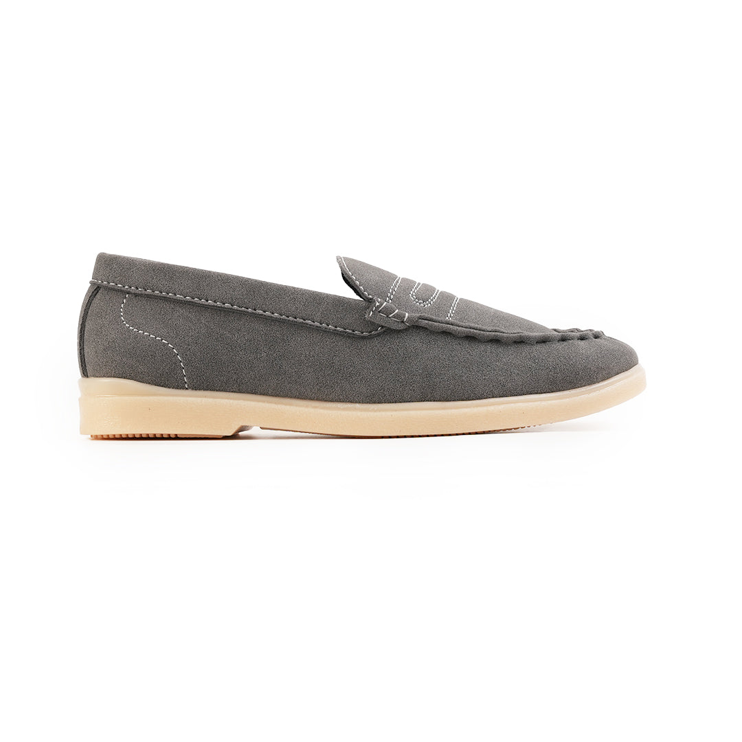 Monkstory Yacht Club Penny Stitch Loafers - Marina Grey