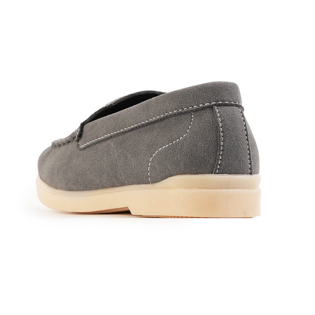 Monkstory Yacht Club Penny Stitch Loafers - Marina Grey