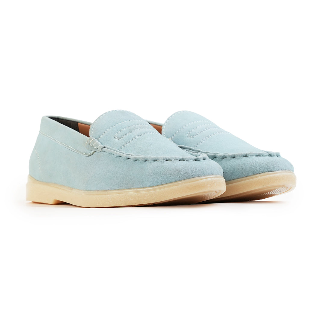 Monkstory Yacht Club Penny Stitch Loafers - Coastal Sky