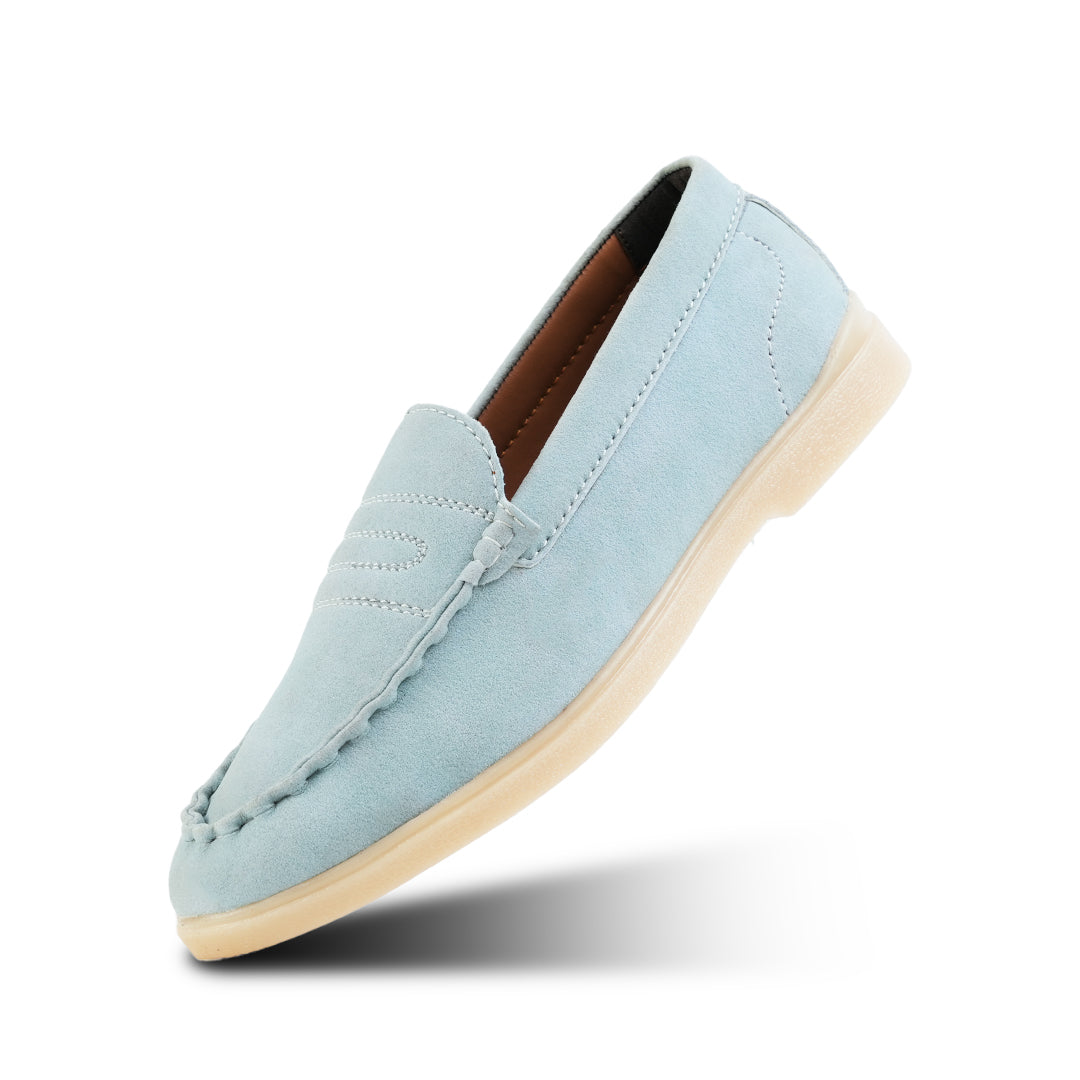 Monkstory Yacht Club Penny Stitch Loafers - Coastal Sky