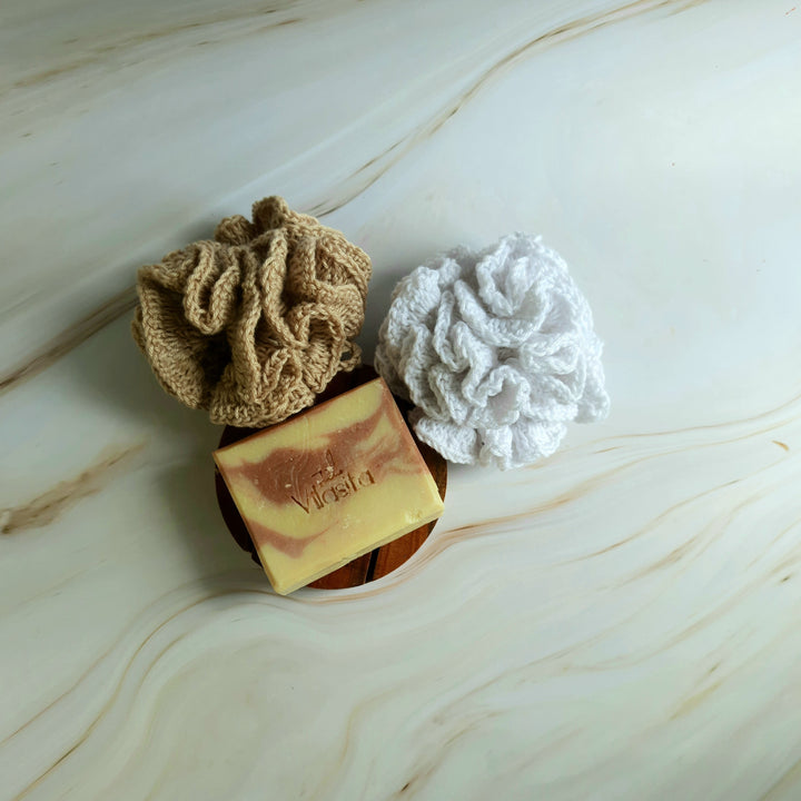 Studio Vilasita Bamboo yarn loofah